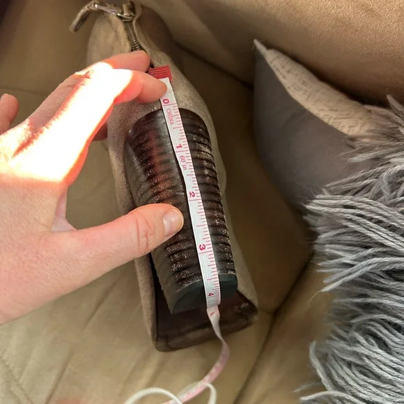 Rag & Bone Women’s 6.5 Taupe Gray Leather Zip Boots  Bootie - Picture 7 of 9